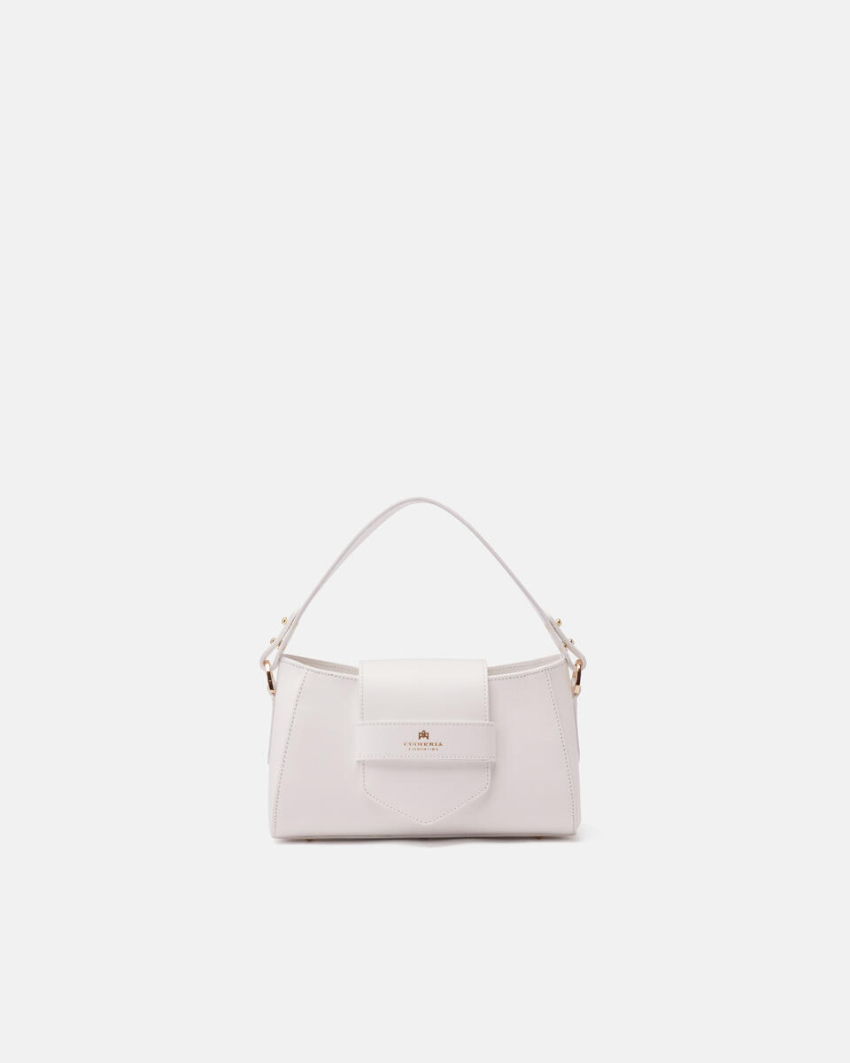 Flap Bag White  - Mini Bags - Women's Bags - Bags - Cuoieria Fiorentina