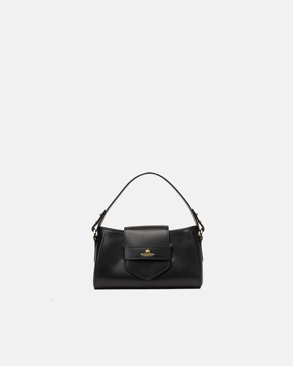 Flap Bag Black  - Mini Bags - Women's Bags - Bags - Cuoieria Fiorentina