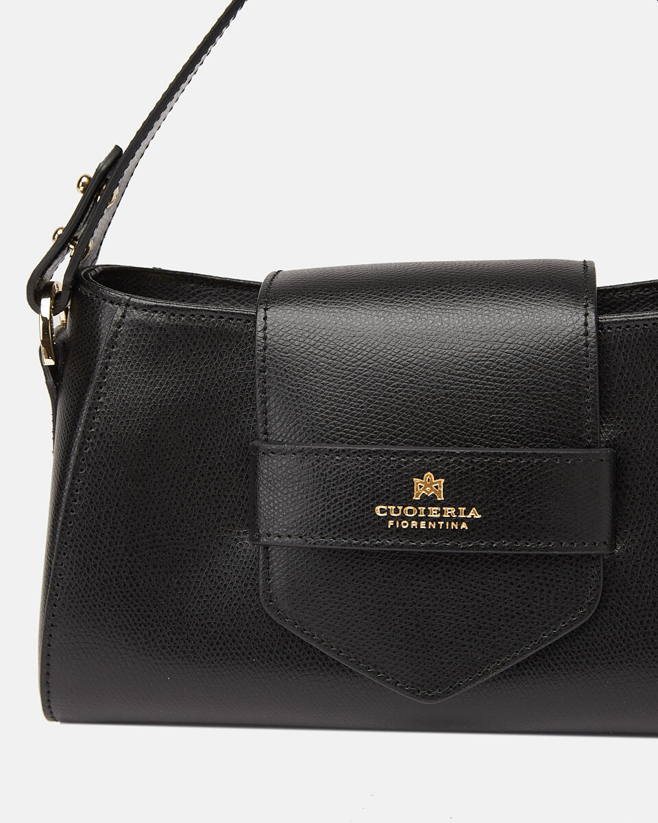 Flap Bag Black  - Mini Bags - Women's Bags - Bags - Cuoieria Fiorentina