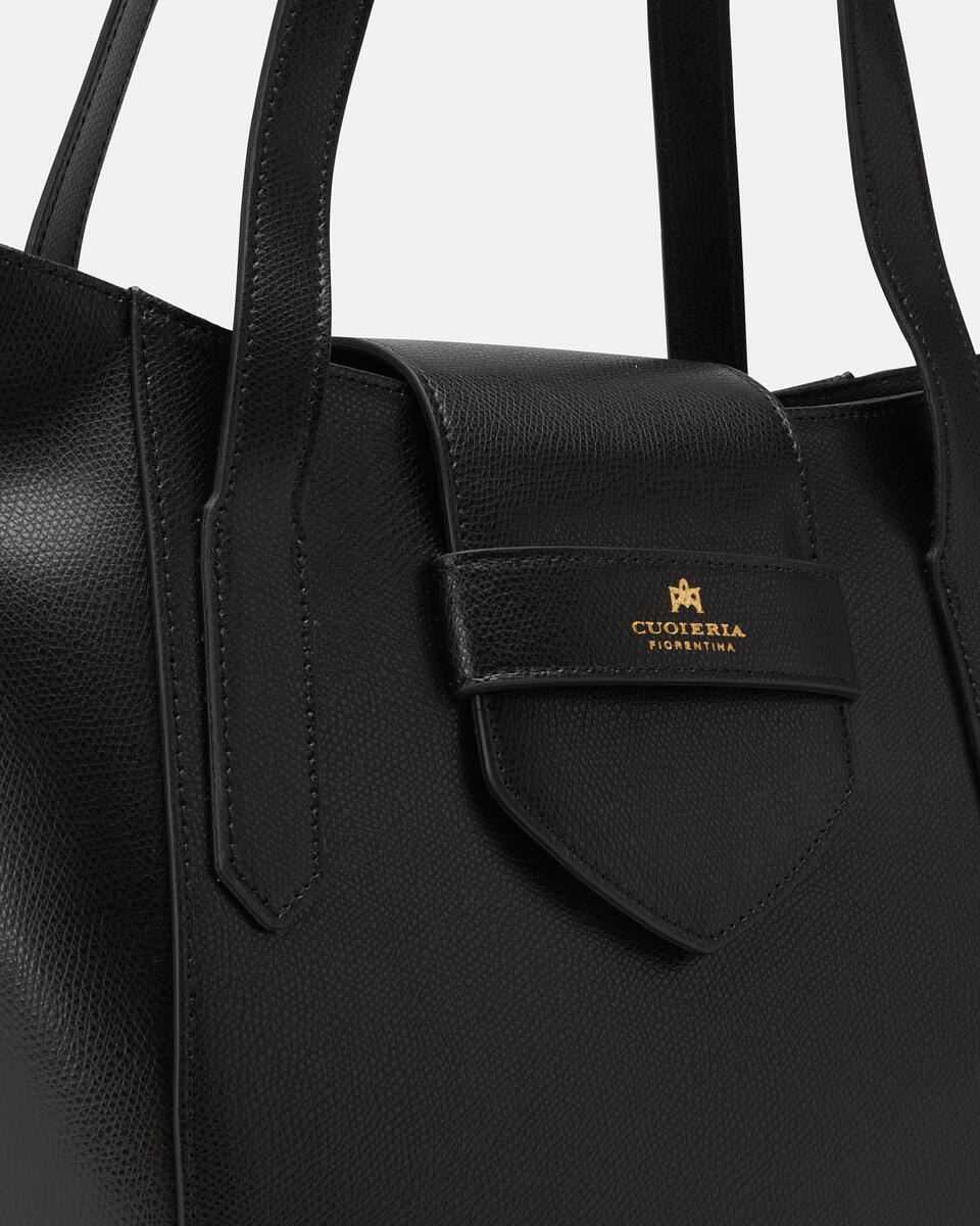 Maia Shopping bag melody Nero  - Shopping - Borse Donna - Borse - Cuoieria Fiorentina