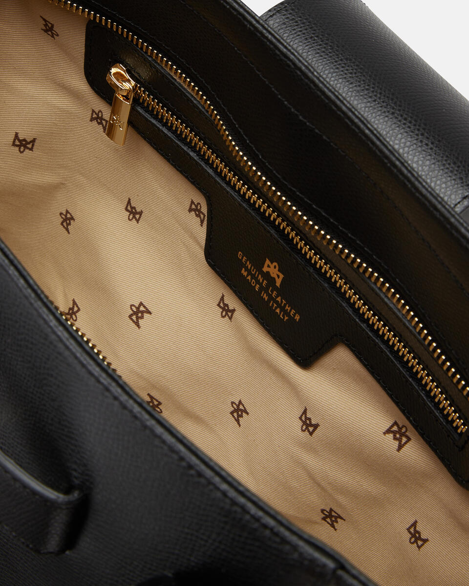 Maia Shopping bag melody Nero  - Shopping - Borse Donna - Borse - Cuoieria Fiorentina