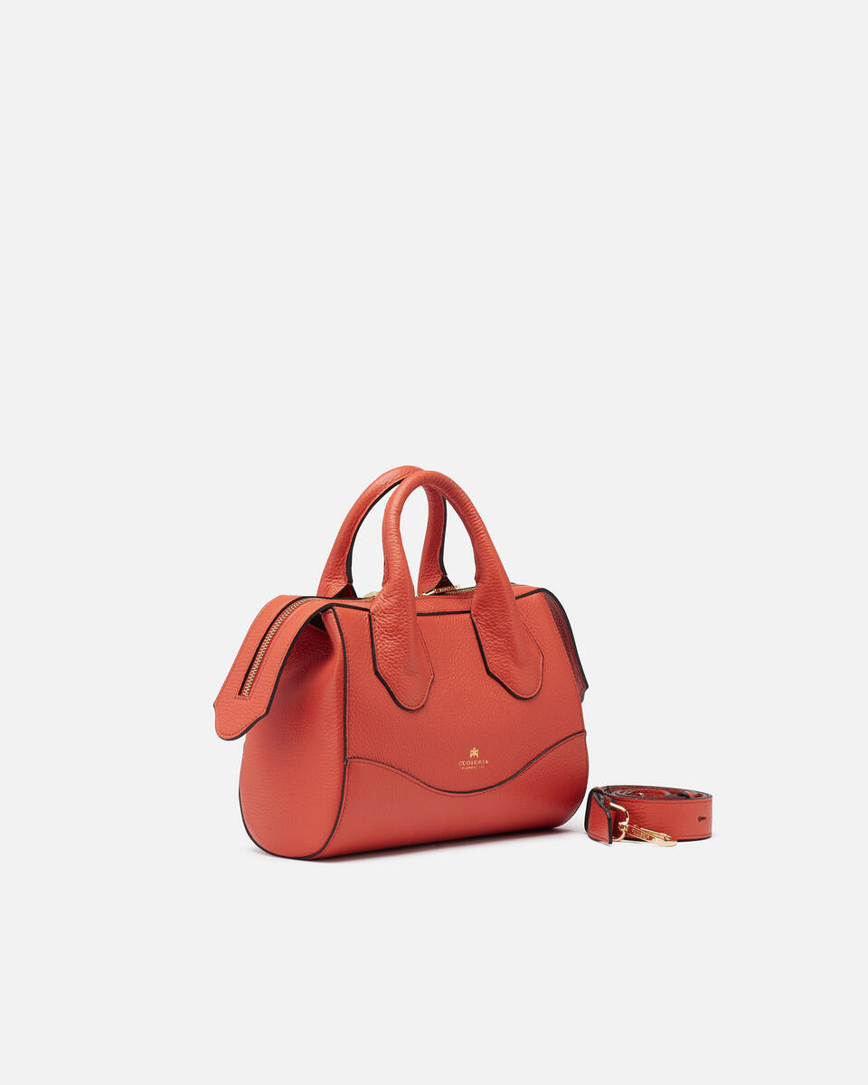 Small tote bag Papaya  - Mini Bags - Women's Bags - Bags - Cuoieria Fiorentina