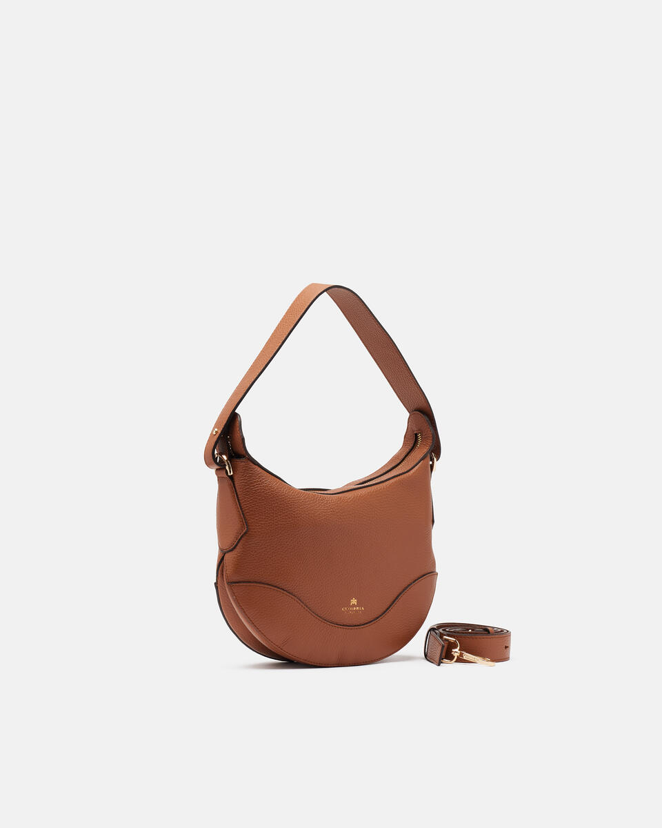 HOBO BAG Caramel  - Shoulder Bags - Women's Bags - Bags - Cuoieria Fiorentina