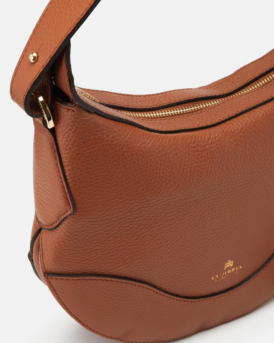 HOBO BAG Caramel  - Shoulder Bags - Women's Bags - Bags - Cuoieria Fiorentina