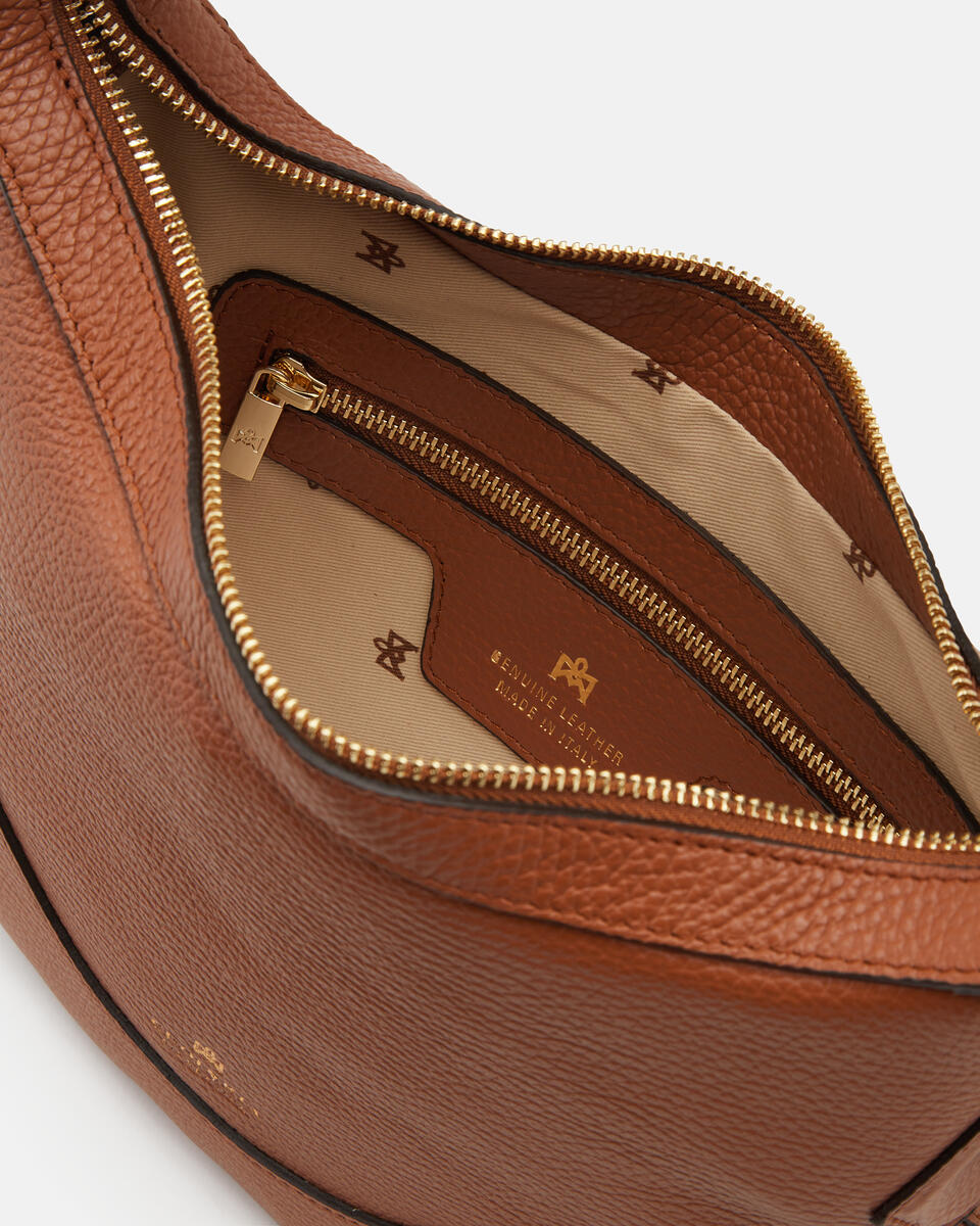 Hobo Caramel  - Shoulder Bags - Women's Bags - Bags - Cuoieria Fiorentina