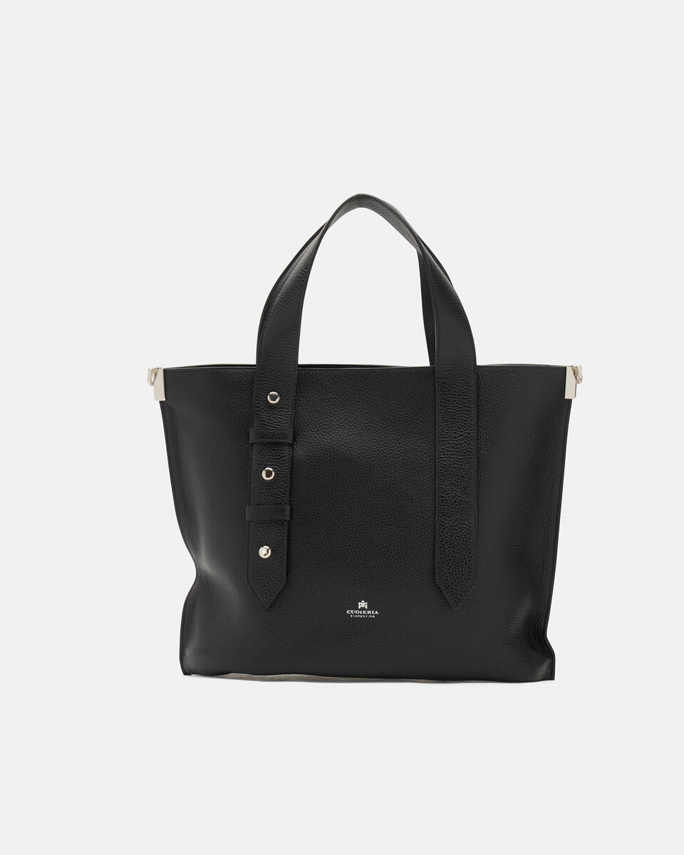 Niki Large Tote Nero  - Tote Bag - Borse Donna - Borse - Cuoieria Fiorentina