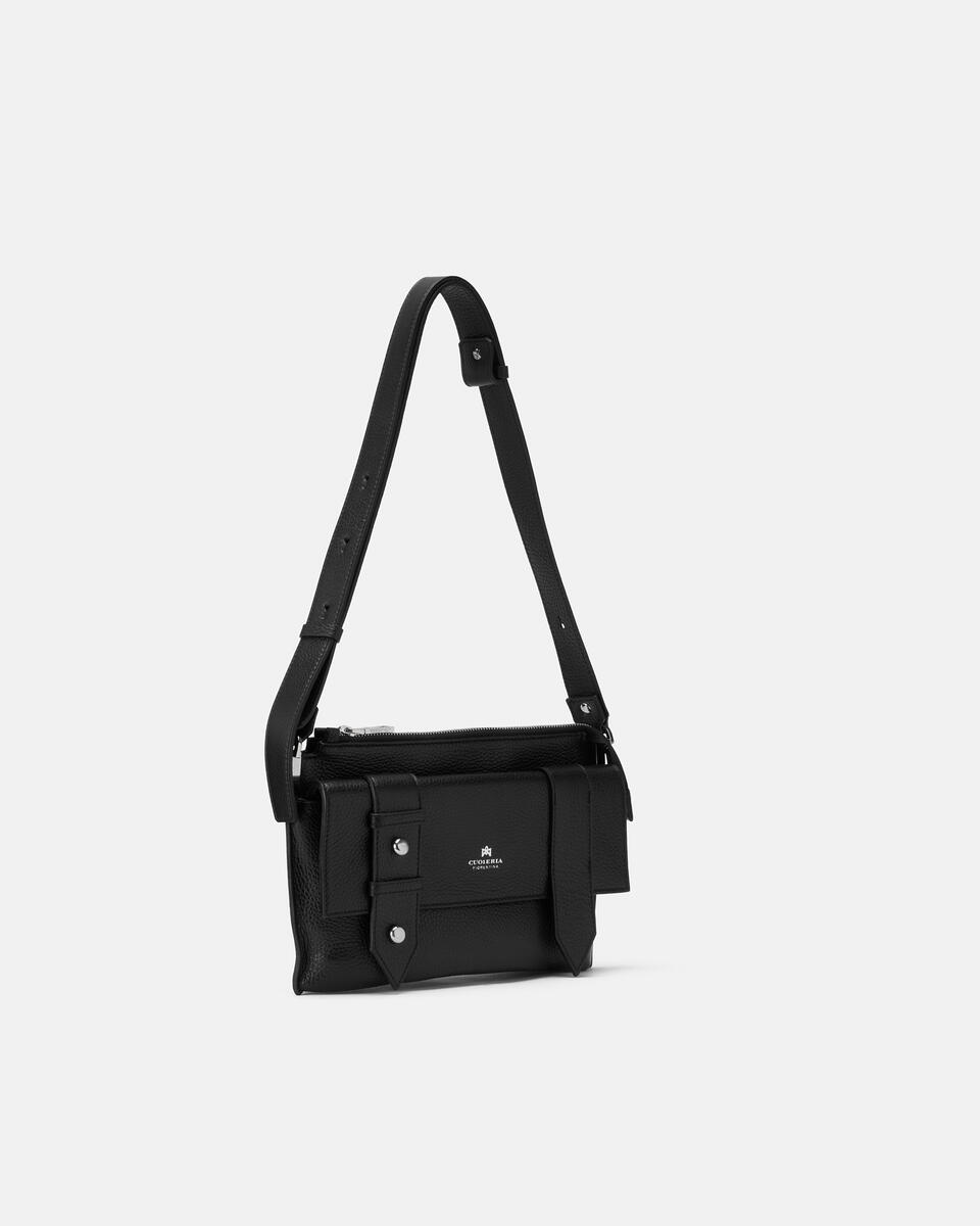 Crossbody Black  - Crossbody Bags - Women's Bags - Bags - Cuoieria Fiorentina