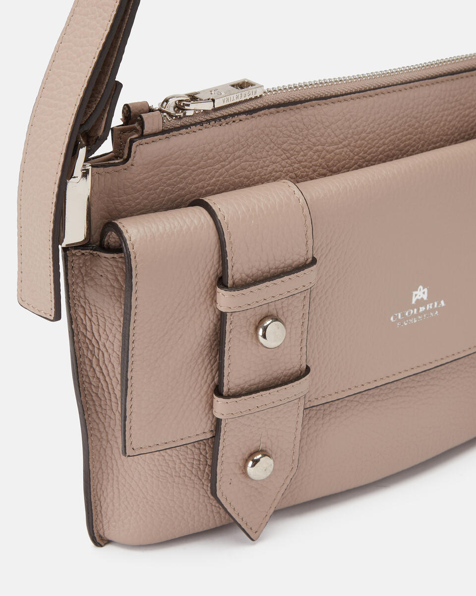 Crossbody Taupe  - Bags - Special Price - Cuoieria Fiorentina