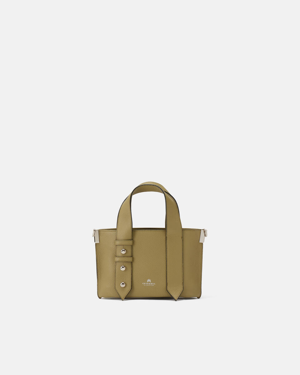 Small tote bag Olive  - Bags - Special Price - Cuoieria Fiorentina