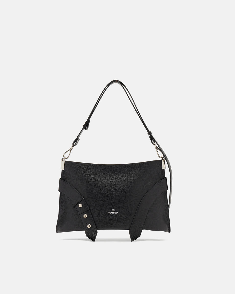 HOBO BAG Black  - Shoulder Bags - Women's Bags - Bags - Cuoieria Fiorentina