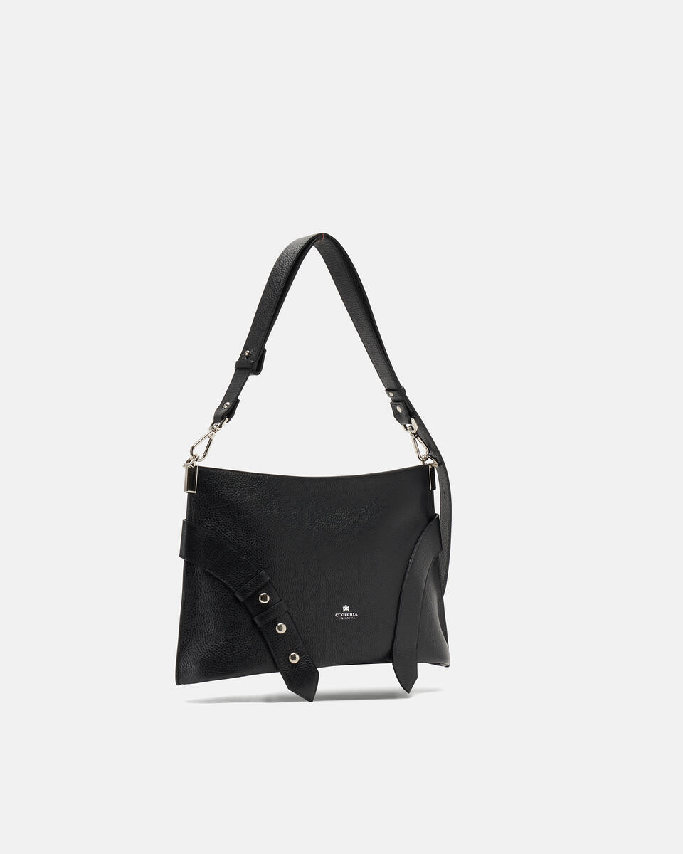 Hobo Black  - Shoulder Bags - Women's Bags - Bags - Cuoieria Fiorentina