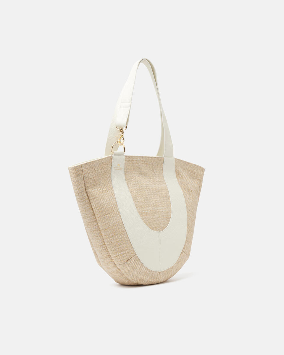SHOPPING BAG White  - Shopping - Women's Bags - Bags - Cuoieria Fiorentina