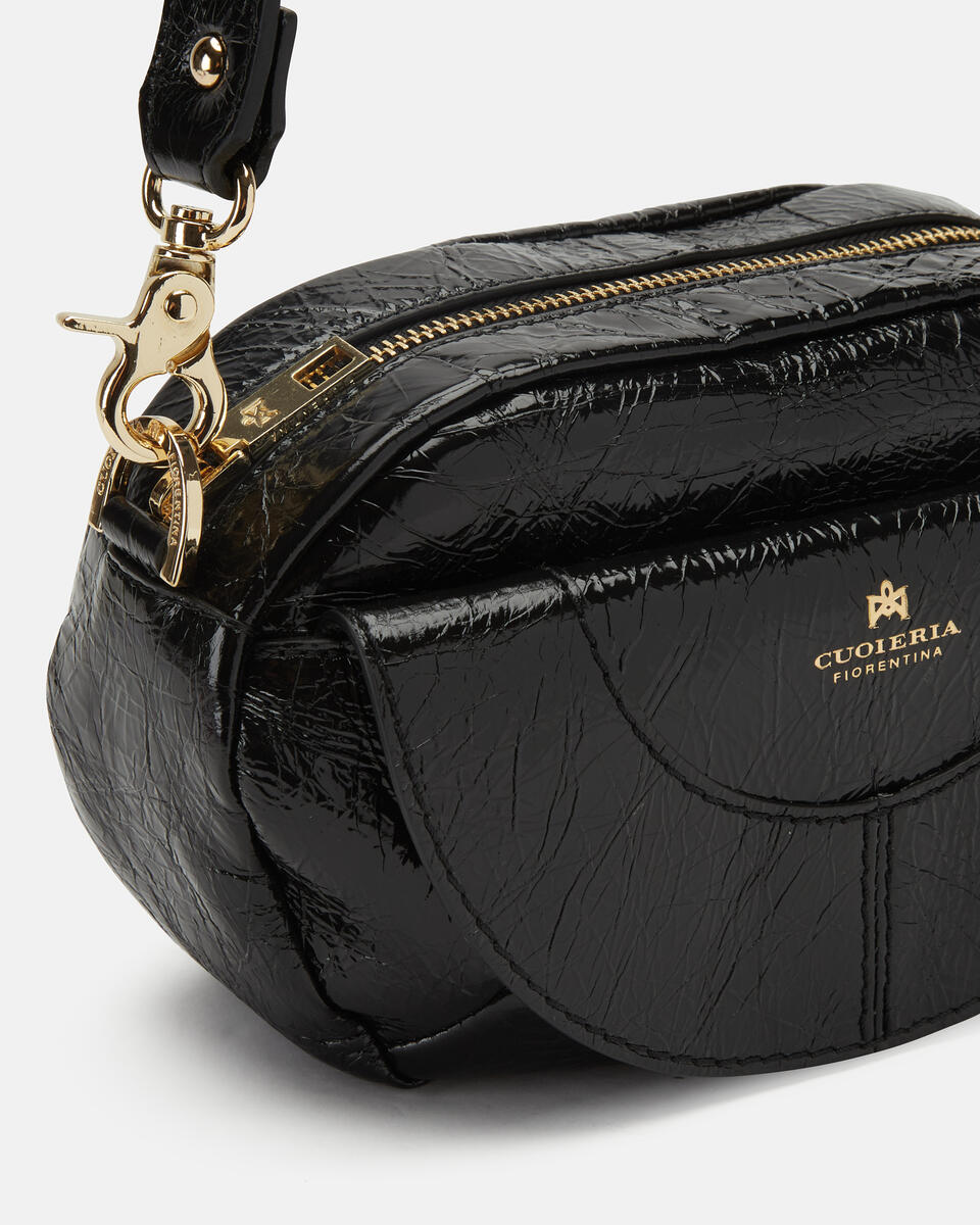 Uma camera bag Nero  - Tracolla - Borse Donna - Borse - Cuoieria Fiorentina