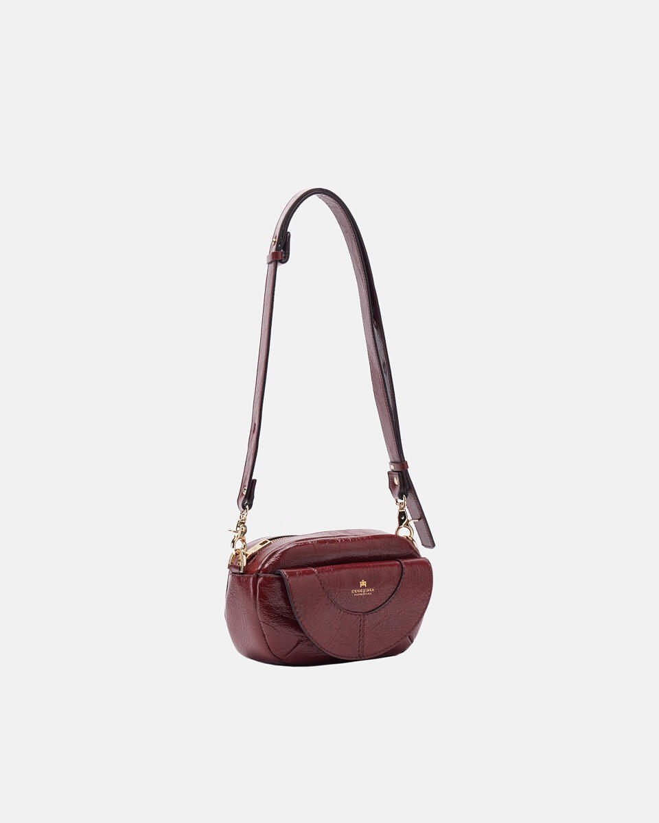 CAMERA BAG Rosewood  - Mini Bag - Women's Bags - Bags - Cuoieria Fiorentina