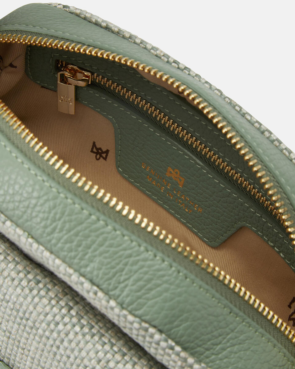 CAMERA BAG Sage green  - Mini Bags - Women's Bags - Bags - Cuoieria Fiorentina