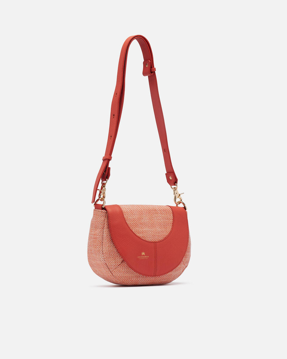 MESSENGER Papaya  - Messenger Bags - Women's Bags - Bags - Cuoieria Fiorentina