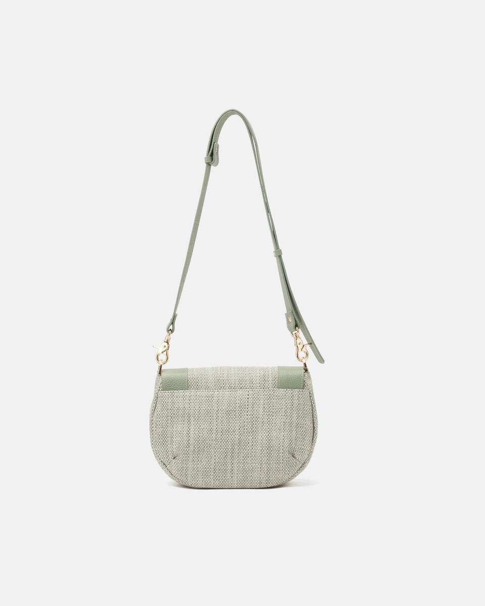 MESSENGER Sage green  - Messenger Bags - Women's Bags - Bags - Cuoieria Fiorentina