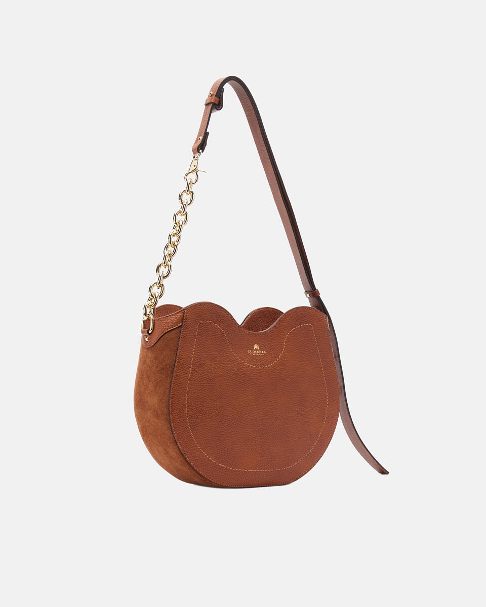 Nina hobo Caramel  - Borse A Spalla - Borse Donna - Borse - Cuoieria Fiorentina