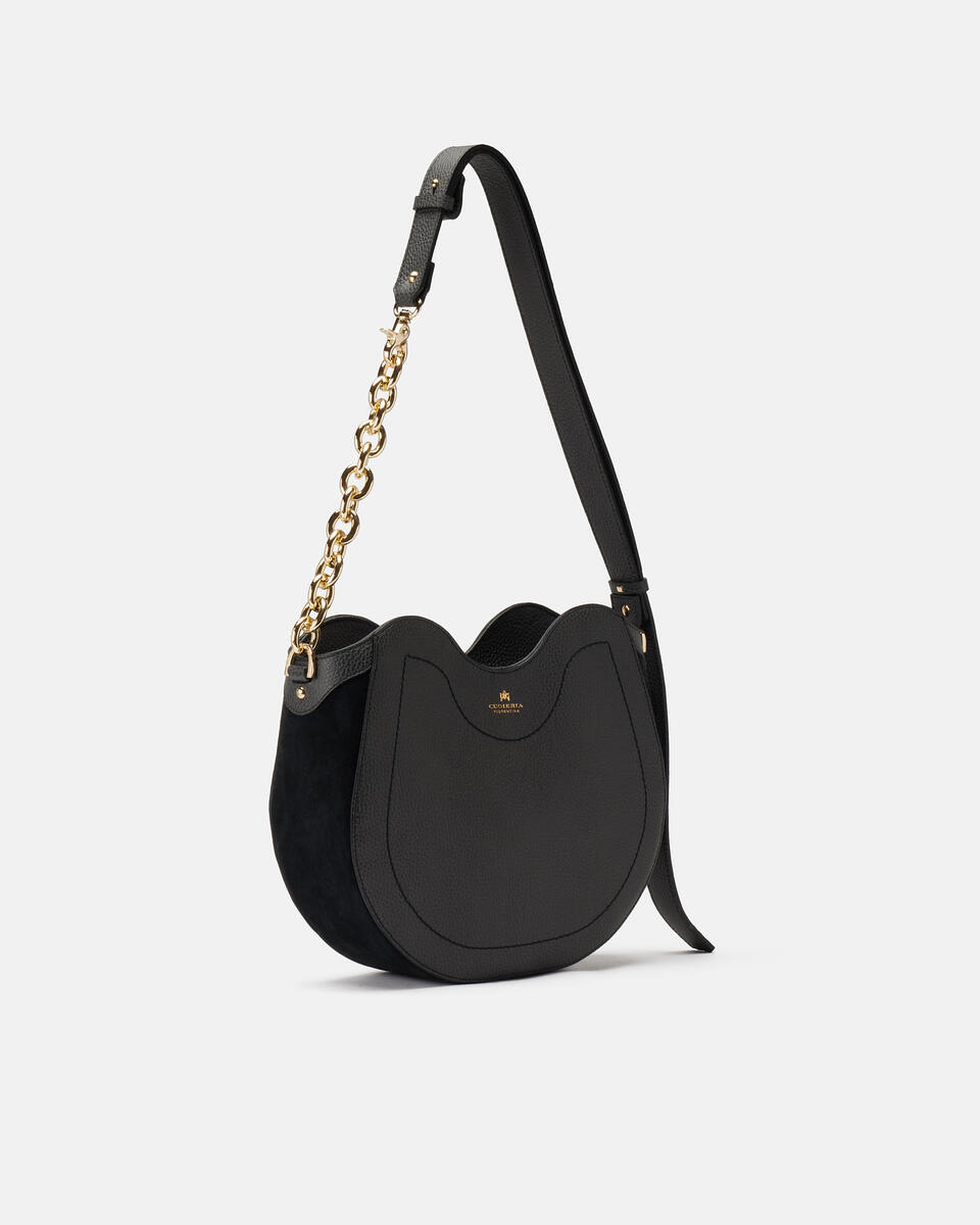 HOBO BAG Black  - Shoulder Bags - Women's Bags - Bags - Cuoieria Fiorentina