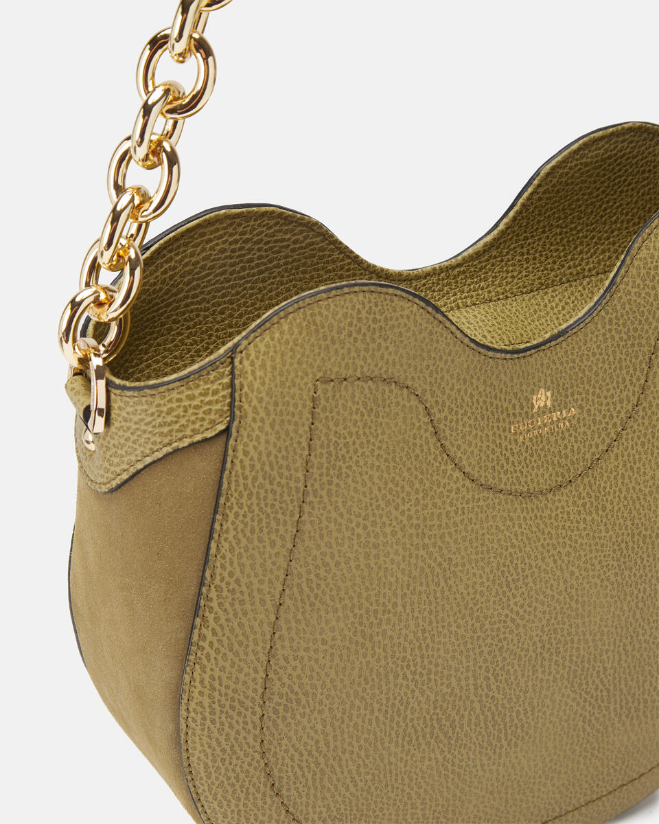 Nina hobo Oliva  - Borse A Spalla - Borse Donna - Borse - Cuoieria Fiorentina