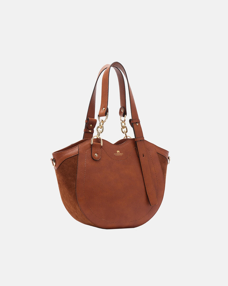 SHOPPING BAG Caramel  - Shopping - Women's Bags - Bags - Cuoieria Fiorentina