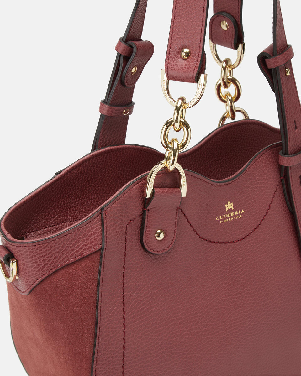 Nina shopping bag Rosewood  - Shopping - Borse Donna - Borse - Cuoieria Fiorentina