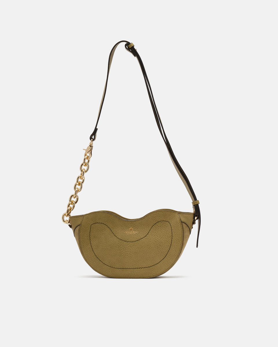 LIPSTICK BAG Olive  - Crossbody Bags - Women's Bags - Bags - Cuoieria Fiorentina
