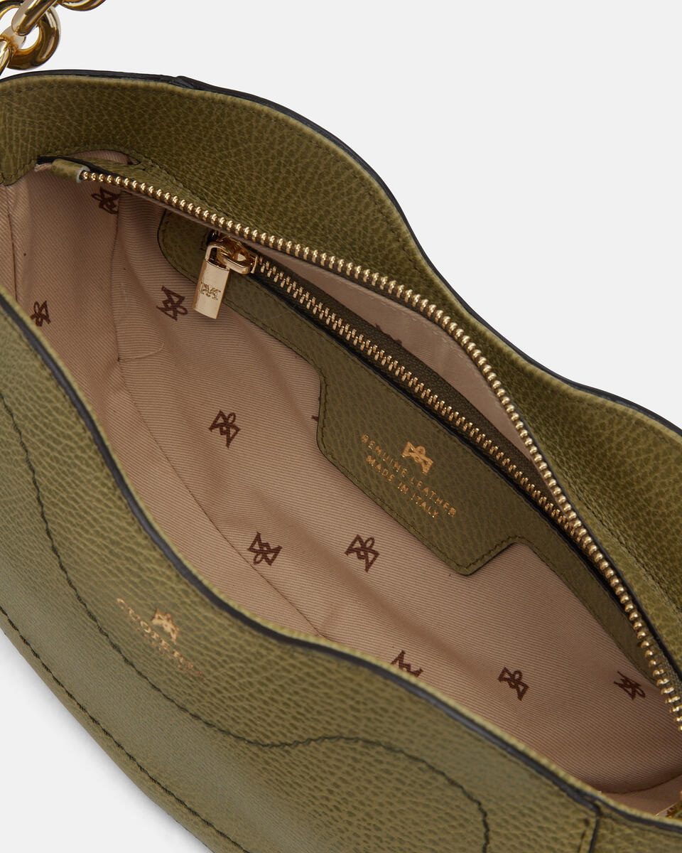 LIPSTICK BAG Olive  - Crossbody Bags - Women's Bags - Bags - Cuoieria Fiorentina