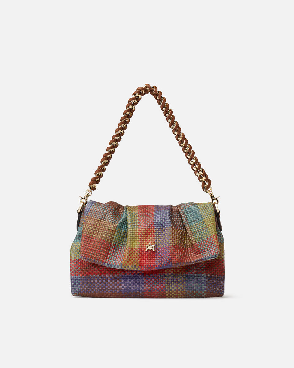 Charlotte small messenger Multicolor ss23  - Borse A Spalla - Borse Donna - Borse - Cuoieria Fiorentina