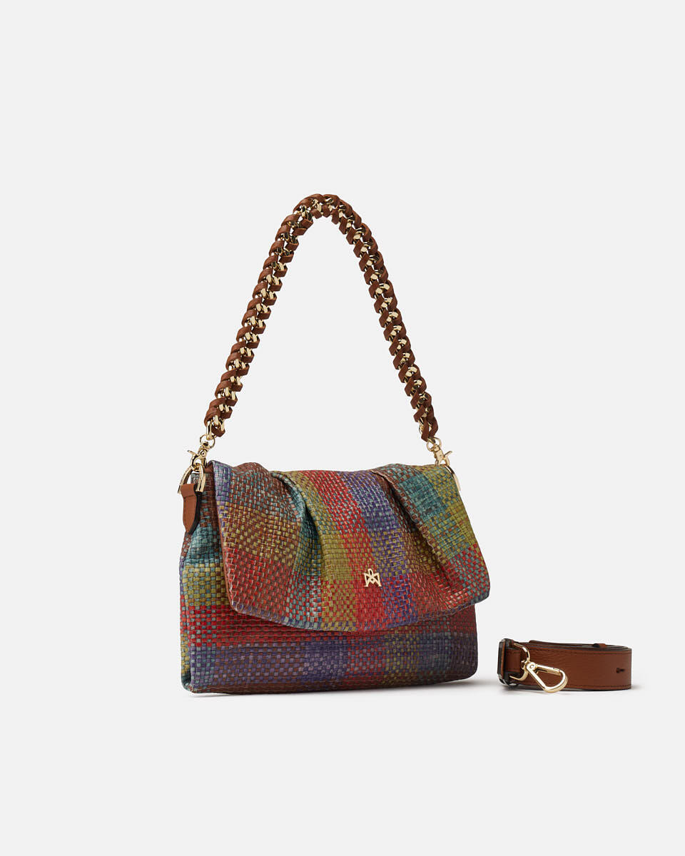 Charlotte small messenger Multicolor ss23  - Borse A Spalla - Borse Donna - Borse - Cuoieria Fiorentina