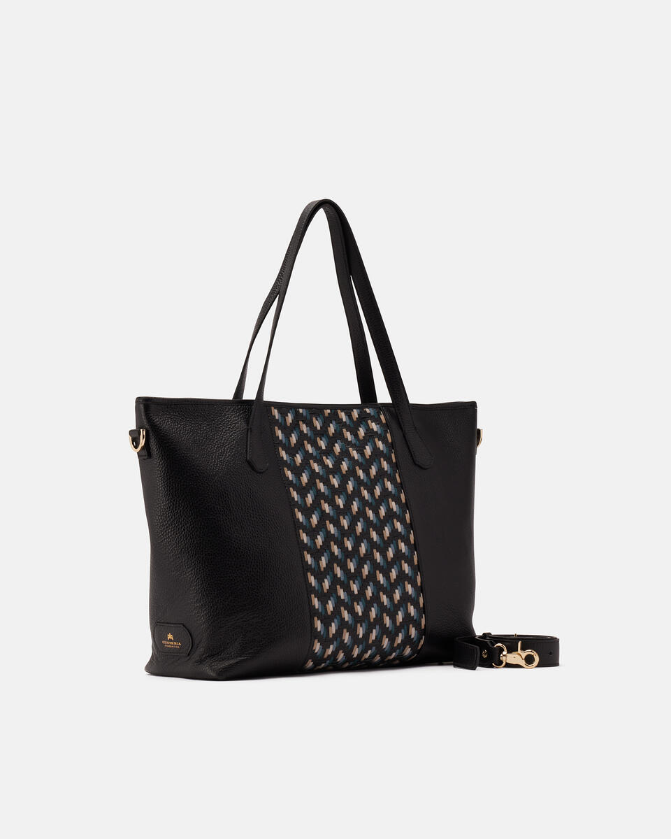 Shopping Bag Black  - Shopping - Women's Bags - Bags - Cuoieria Fiorentina