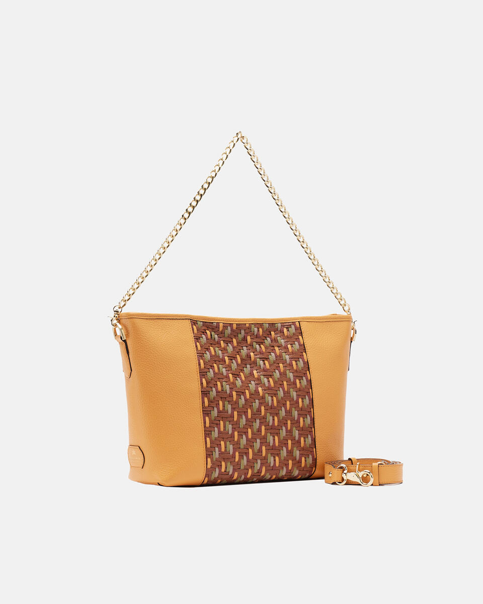 HOBO BAG Apricot  - Bags - Special Price - Cuoieria Fiorentina