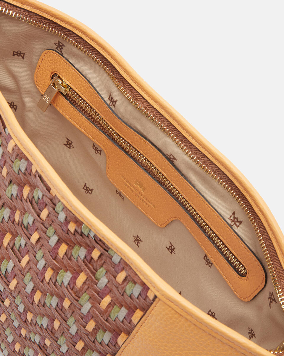 Hobo Apricot  - Shoulder Bags - Women's Bags - Bags - Cuoieria Fiorentina