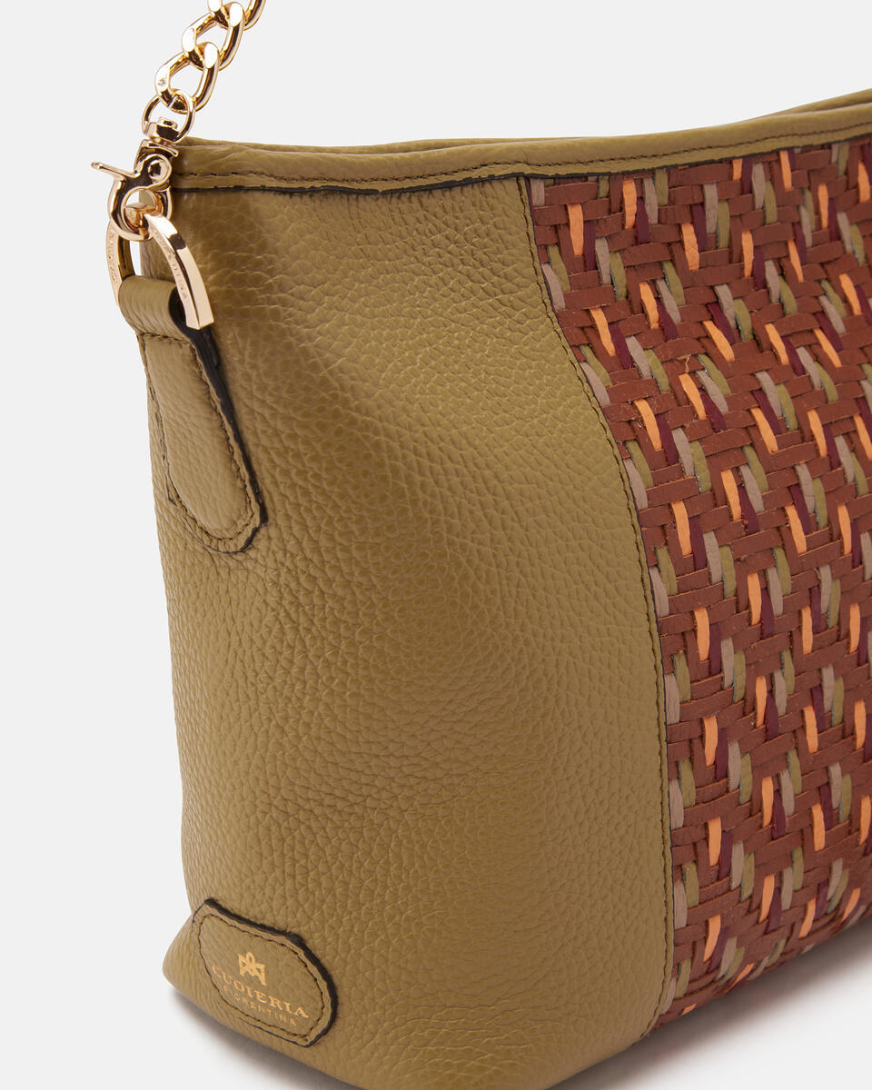 Diana Pouch Oliva  - Borse A Spalla - Borse Donna - Borse - Cuoieria Fiorentina