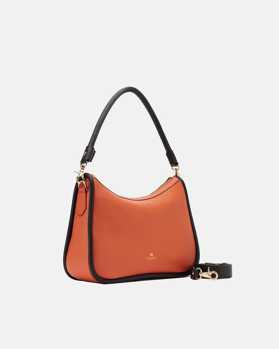 Linda Hobo Apricot  - Borse A Spalla - Borse Donna - Borse - Cuoieria Fiorentina