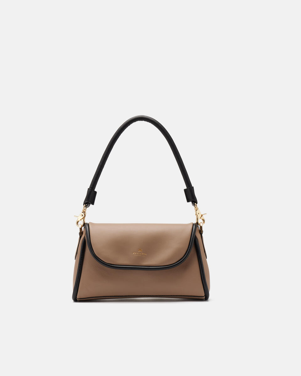 Linda flap bag Taupe  - Borse A Spalla - Borse Donna - Borse - Cuoieria Fiorentina