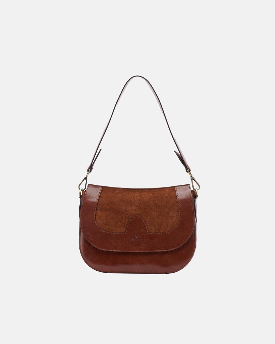Messenger Brown  - Shoulder Bags - Women's Bags - Bags - Cuoieria Fiorentina