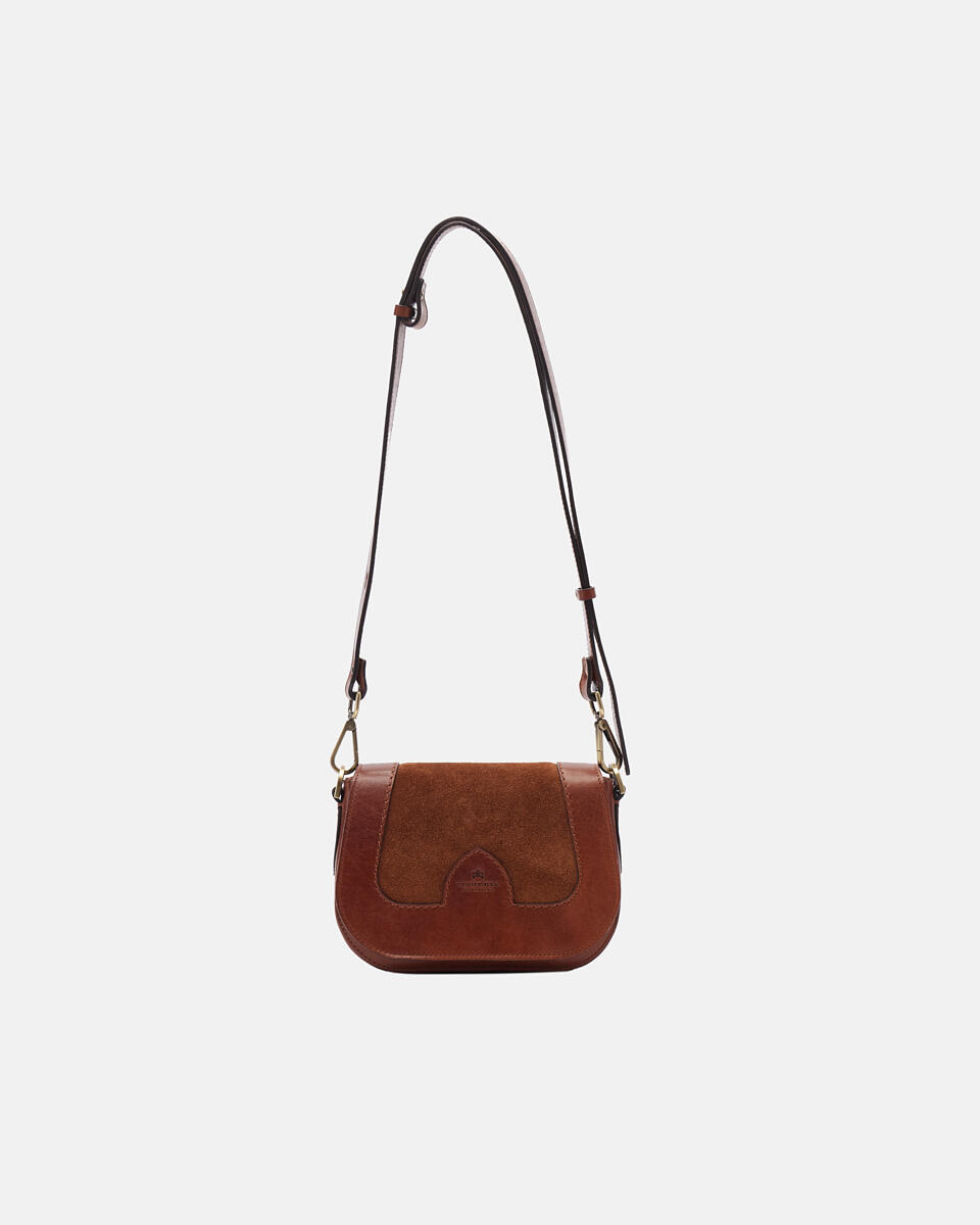 Stella small messenger Marrone  - Mini Bags - Borse Donna - Borse - Cuoieria Fiorentina