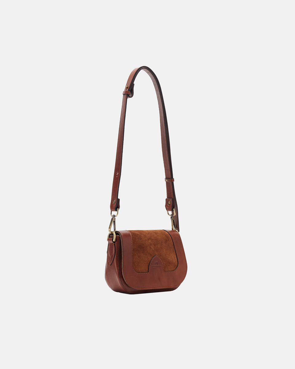 Stella small messenger Marrone  - Mini Bags - Borse Donna - Borse - Cuoieria Fiorentina