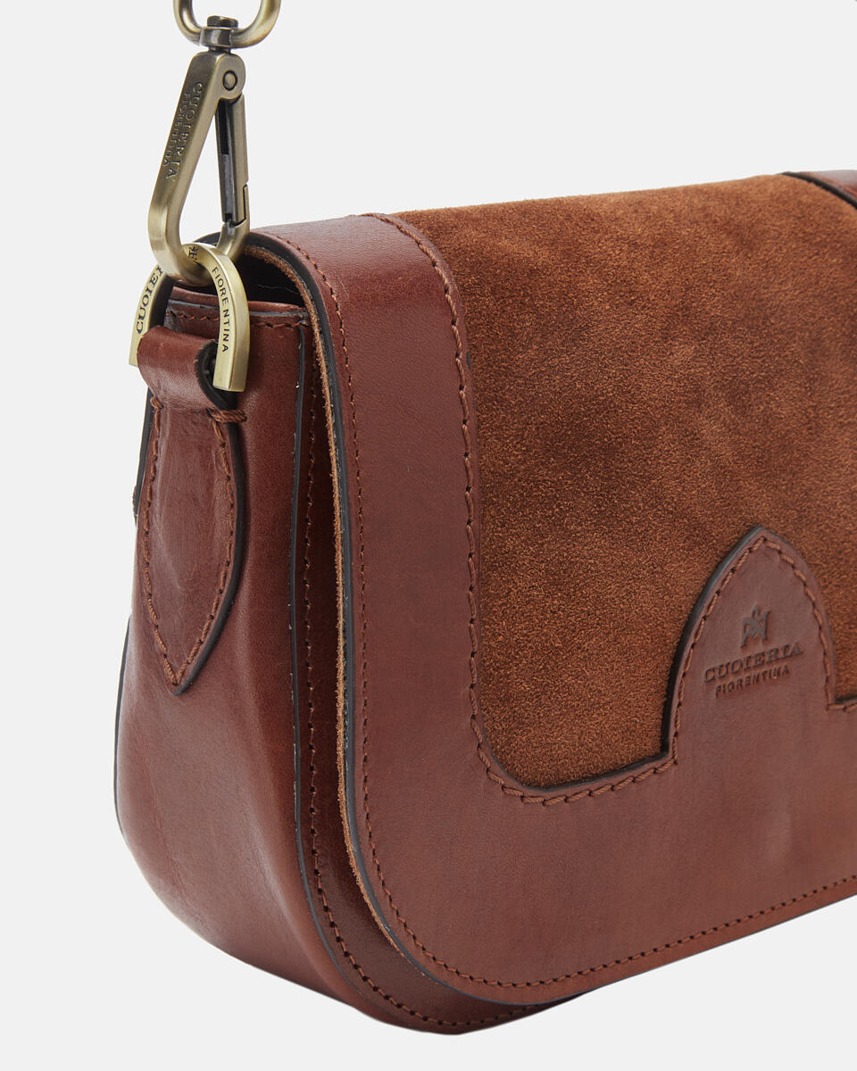 Small messenger Brown  - Mini Bags - Women's Bags - Bags - Cuoieria Fiorentina