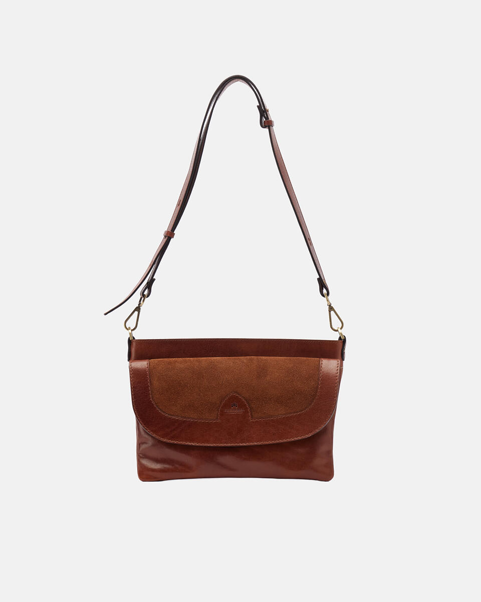 Crossbody Brown  - Crossbody Bags - Women's Bags - Bags - Cuoieria Fiorentina