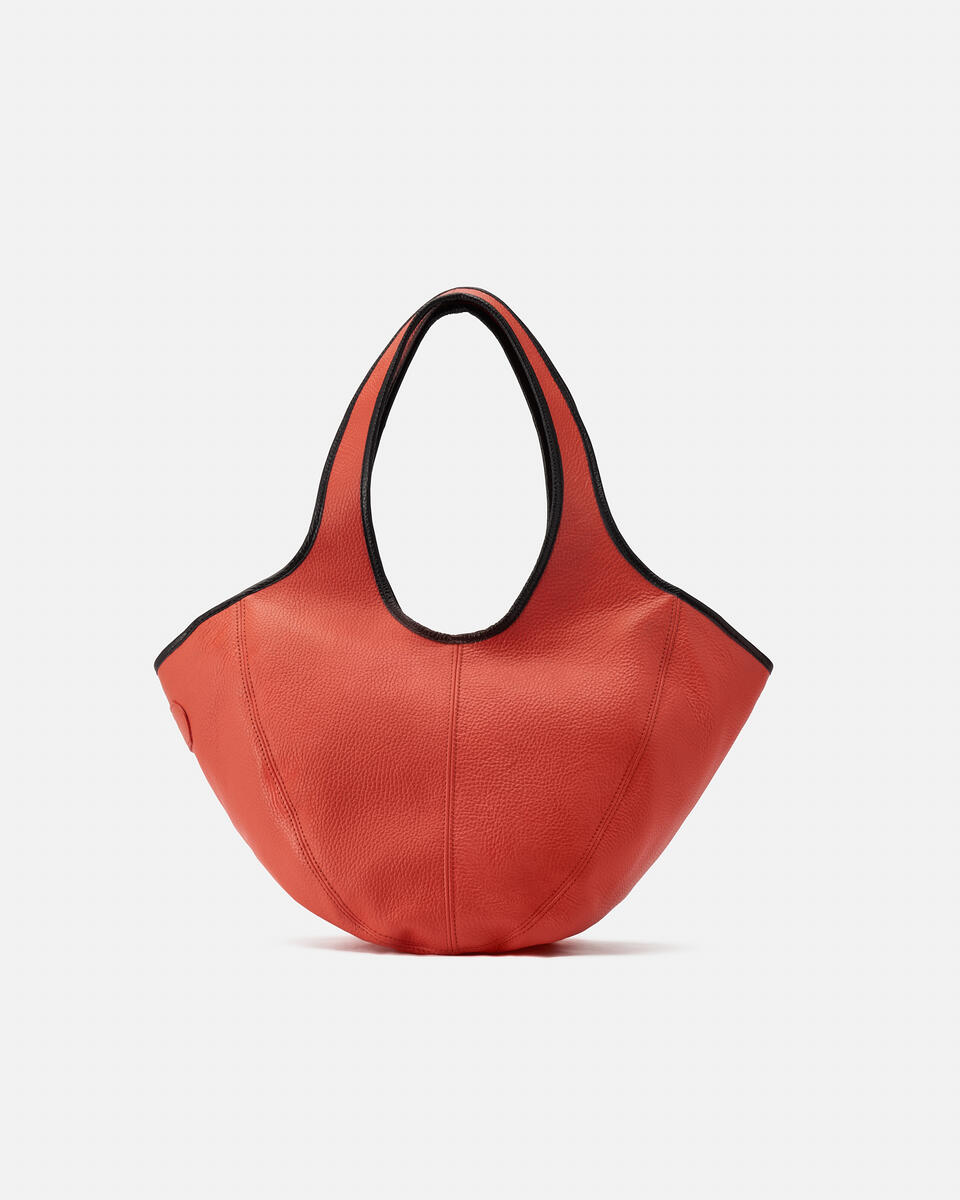 SHOPPING BAG Papaya  - Shopping - Women's Bags - Bags - Cuoieria Fiorentina