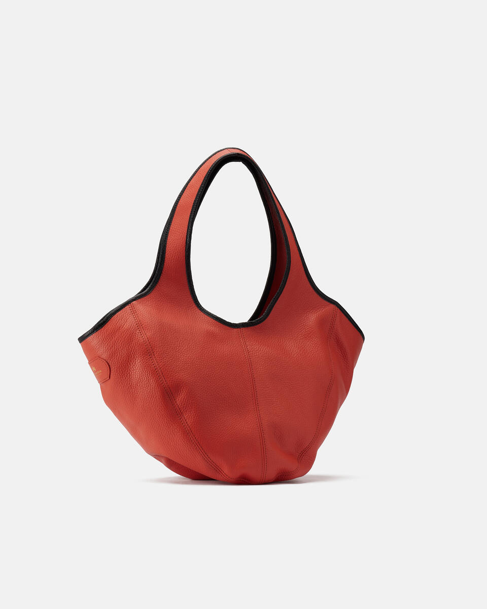 SHOPPING BAG Papaya  - Shopping - Women's Bags - Bags - Cuoieria Fiorentina