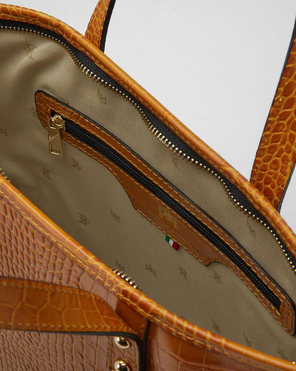 TOTE BAG Yellow  - Bags - Special Price - Cuoieria Fiorentina