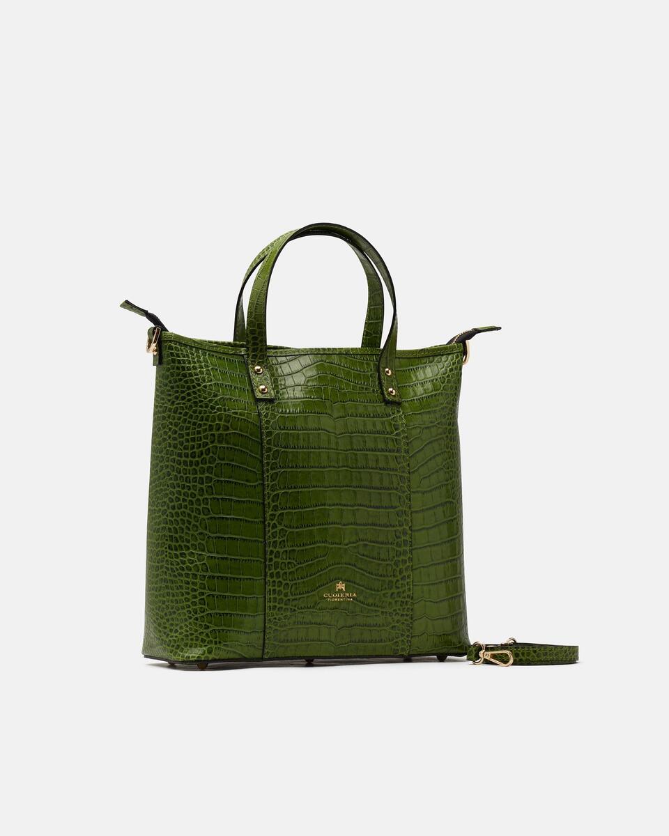 TOTE BAG Green  - Cuoieria Fiorentina