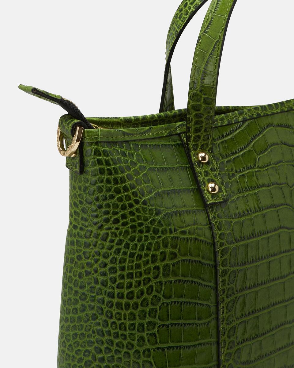 TOTE BAG Green  - Cuoieria Fiorentina