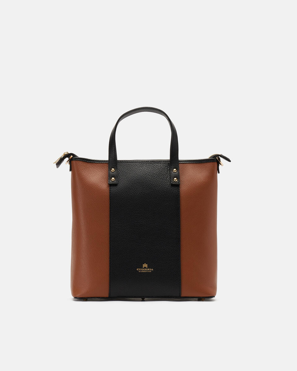Fizz Tote Bag Nerocuoio  - Cuoieria Fiorentina