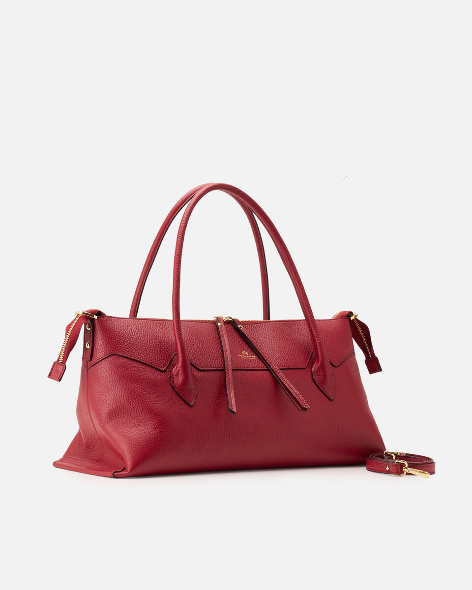 SHOPPING BAG Cherry  - Cuoieria Fiorentina
