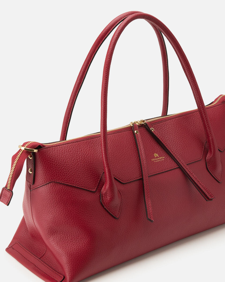 SHOPPING BAG Cherry  - Cuoieria Fiorentina