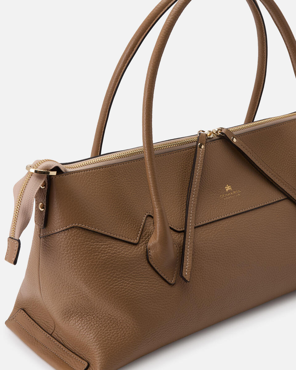 SHOPPING BAG Desert  - Cuoieria Fiorentina